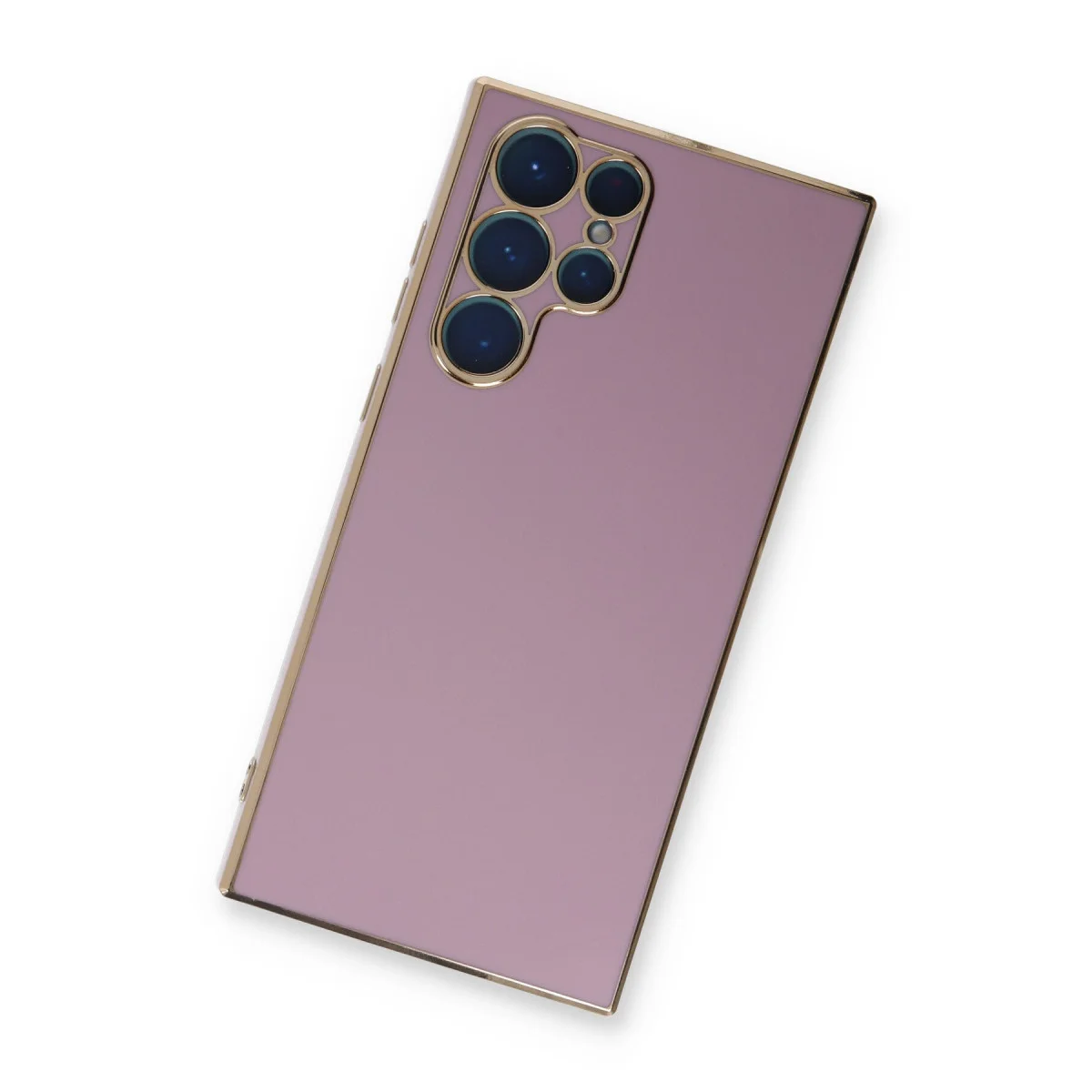 Galaxy S22 Ultra Kılıf Volet Silikon - Mor