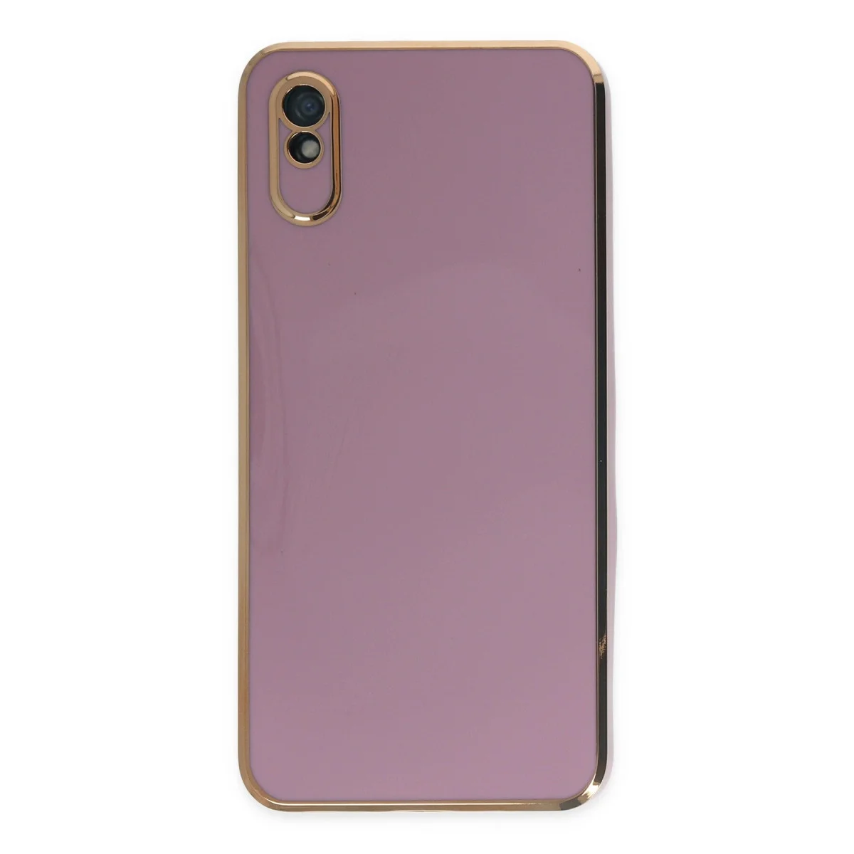 Redmi 9A Kılıf Volet Silikon - Mor