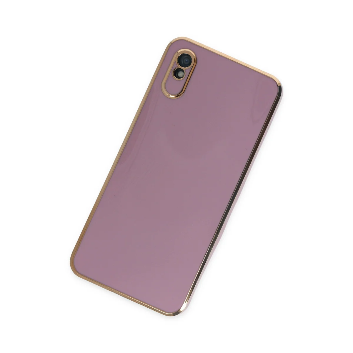 Redmi 9A Kılıf Volet Silikon - Mor