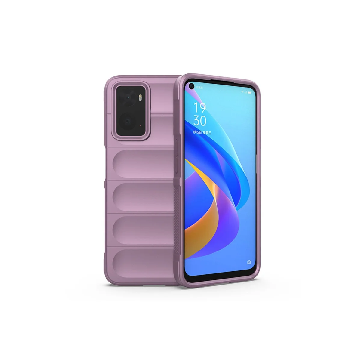 Realme 9i 4G Kılıf Optimum Silikon - Mor