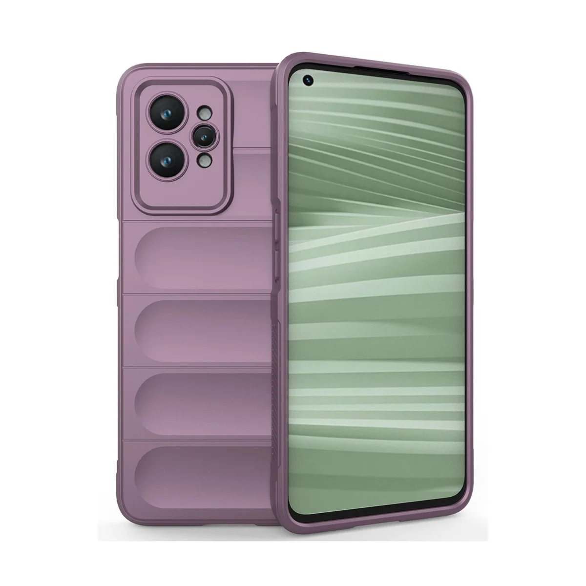 Realme GT2 Pro 5G Kılıf Optimum Silikon - Mor