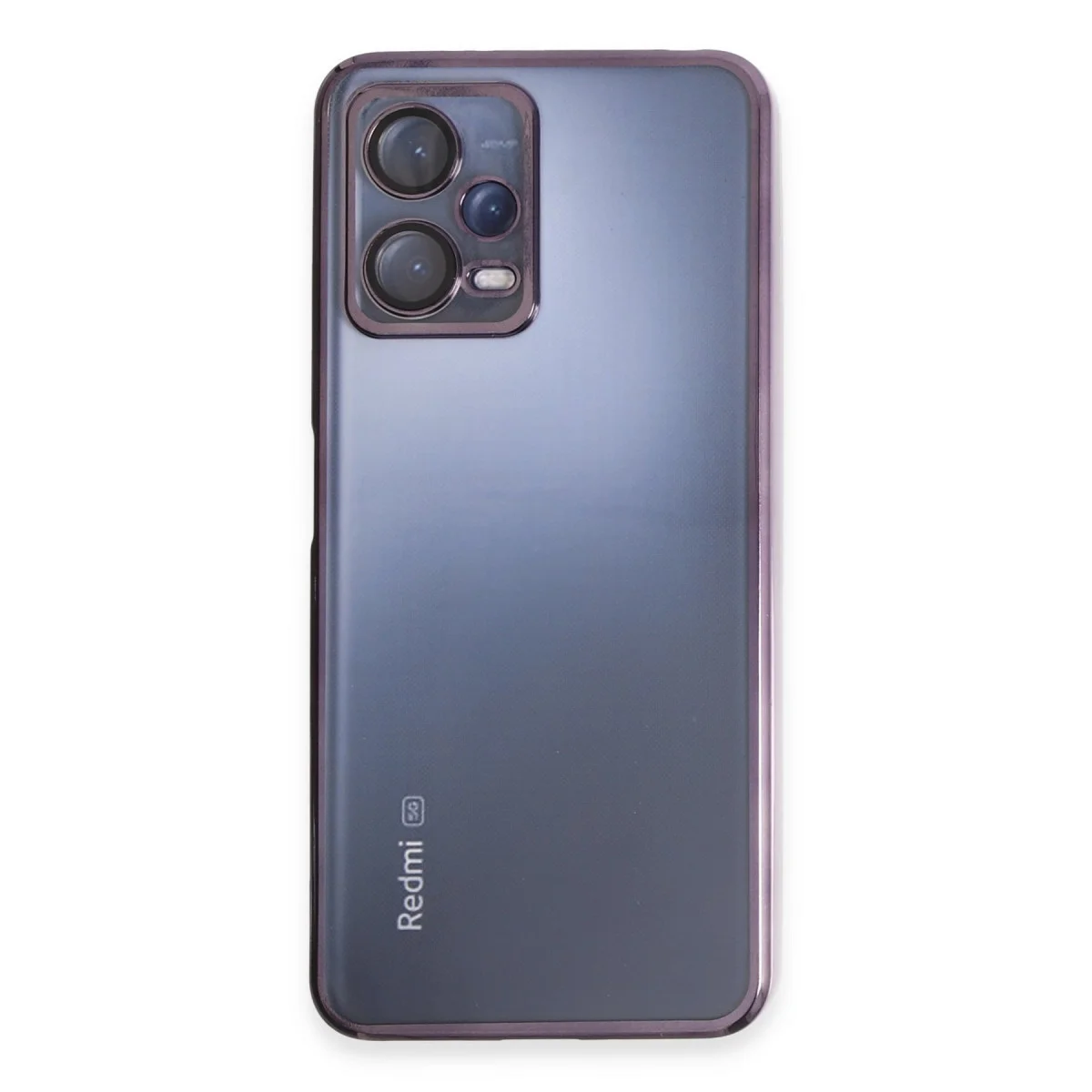Redmi Note 12 5G Kılıf Razer Lensli Silikon - Mor