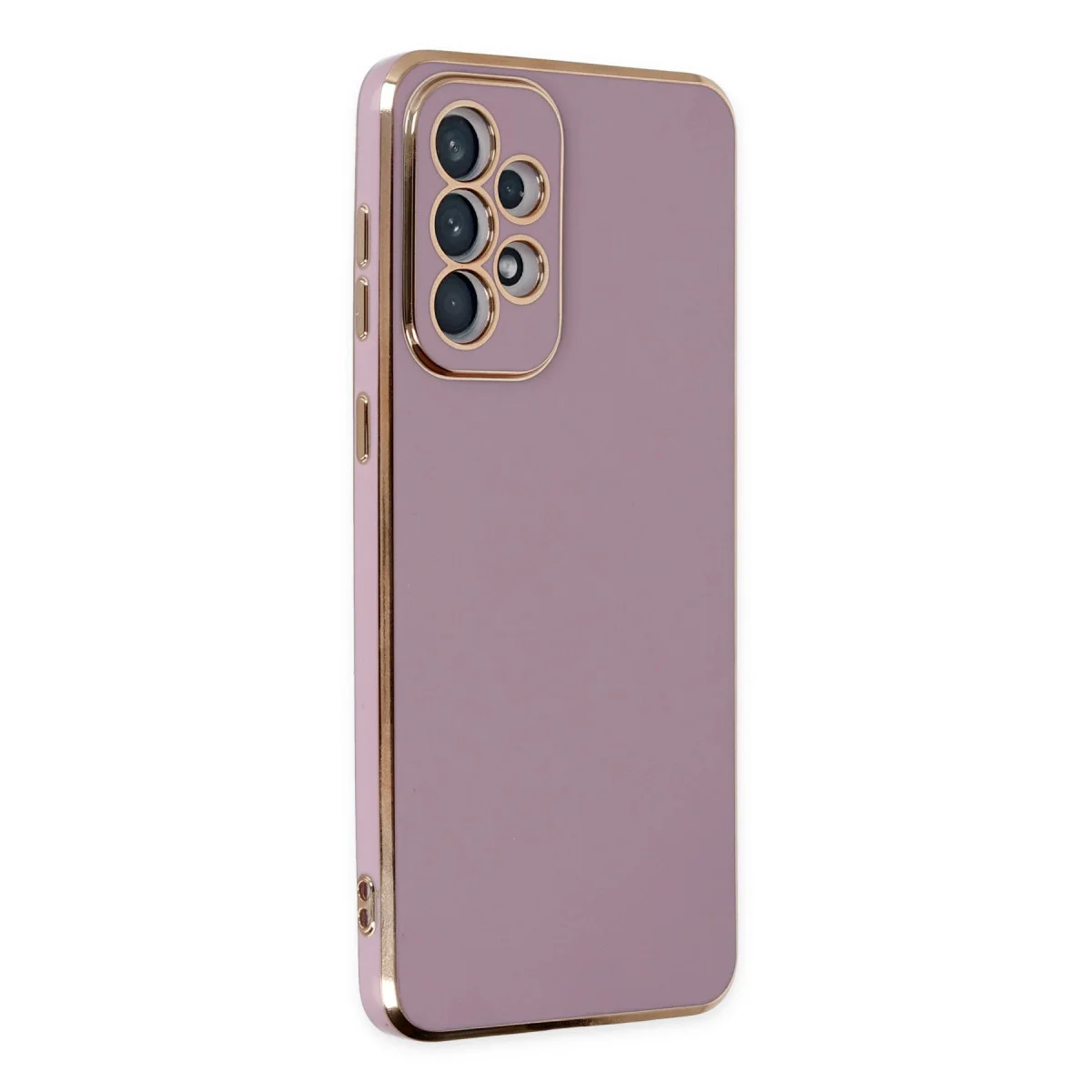 Galaxy A73 5G Kılıf Volet Silikon - Mor