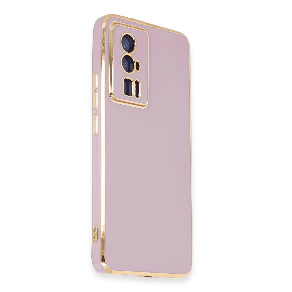 Poco F5 Pro Kılıf Volet Silikon - Mor