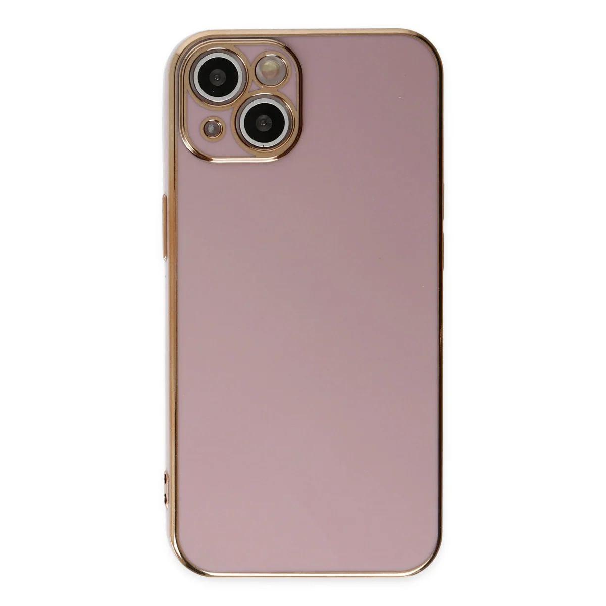 iPhone 14 Kılıf Volet Silikon - Mor