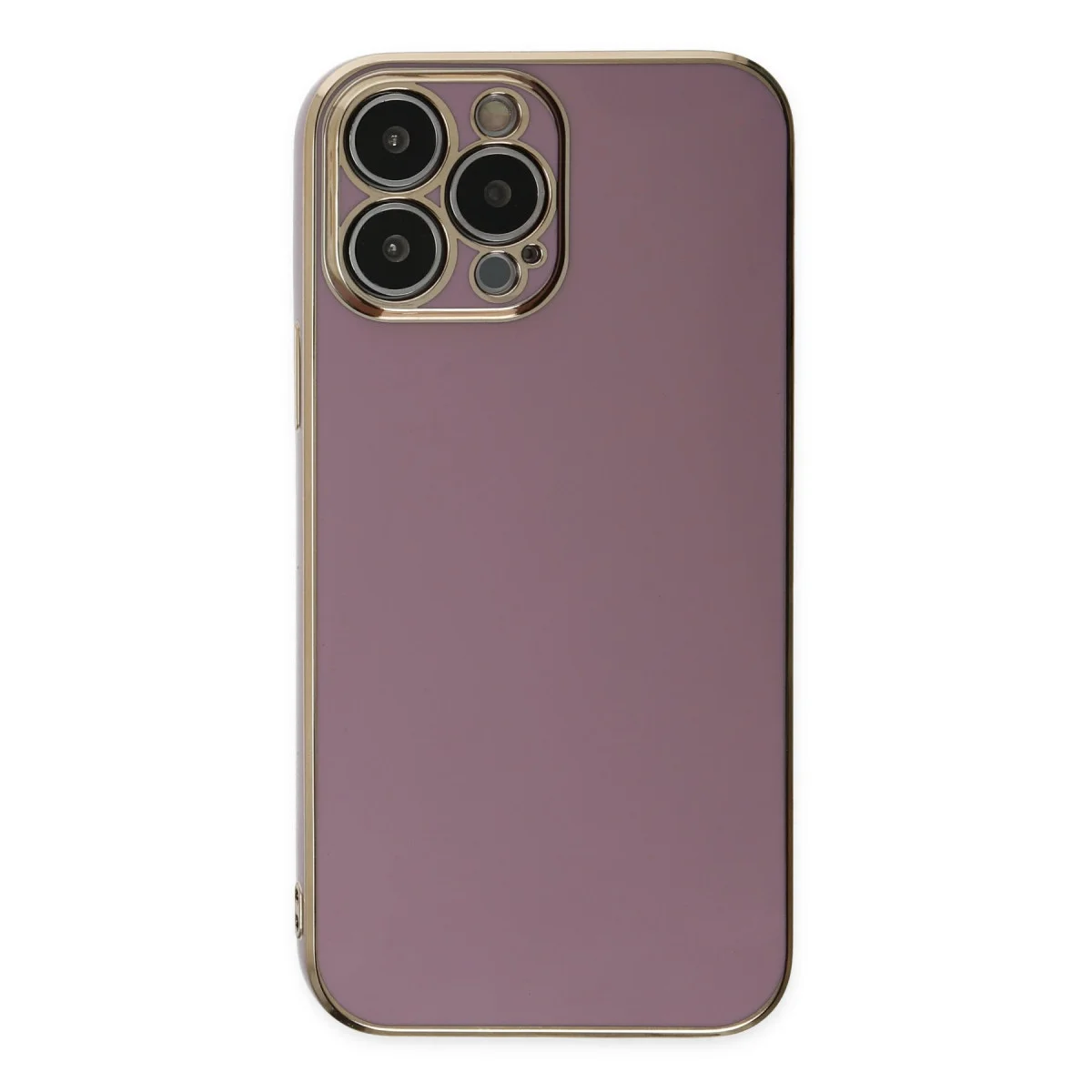 iPhone 14 Pro Kılıf Volet Silikon - Mor