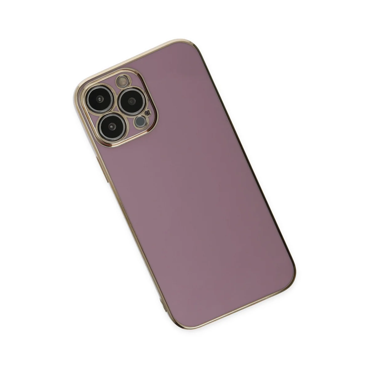 iPhone 14 Pro Max Kılıf Volet Silikon - Mor