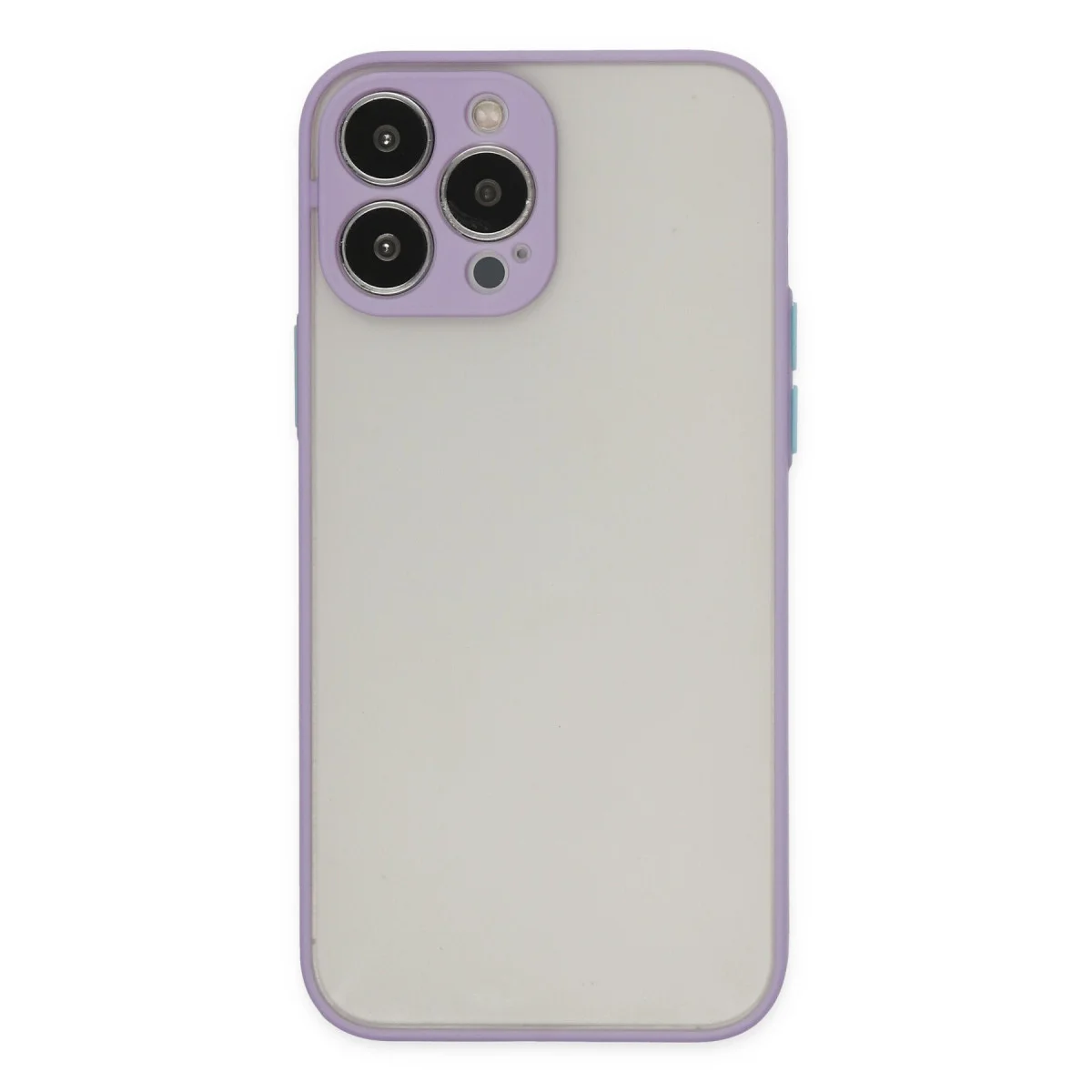 iPhone 14 Pro Kılıf Montreal Silikon Kapak - Mor
