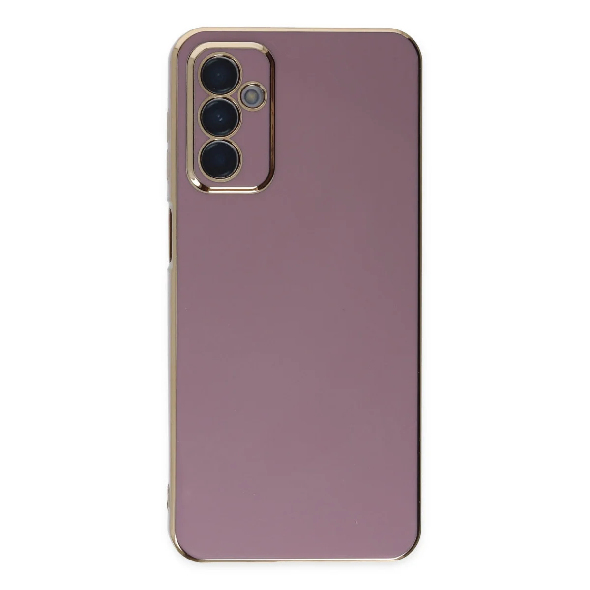 Galaxy M23 Kılıf Volet Silikon - Mor
