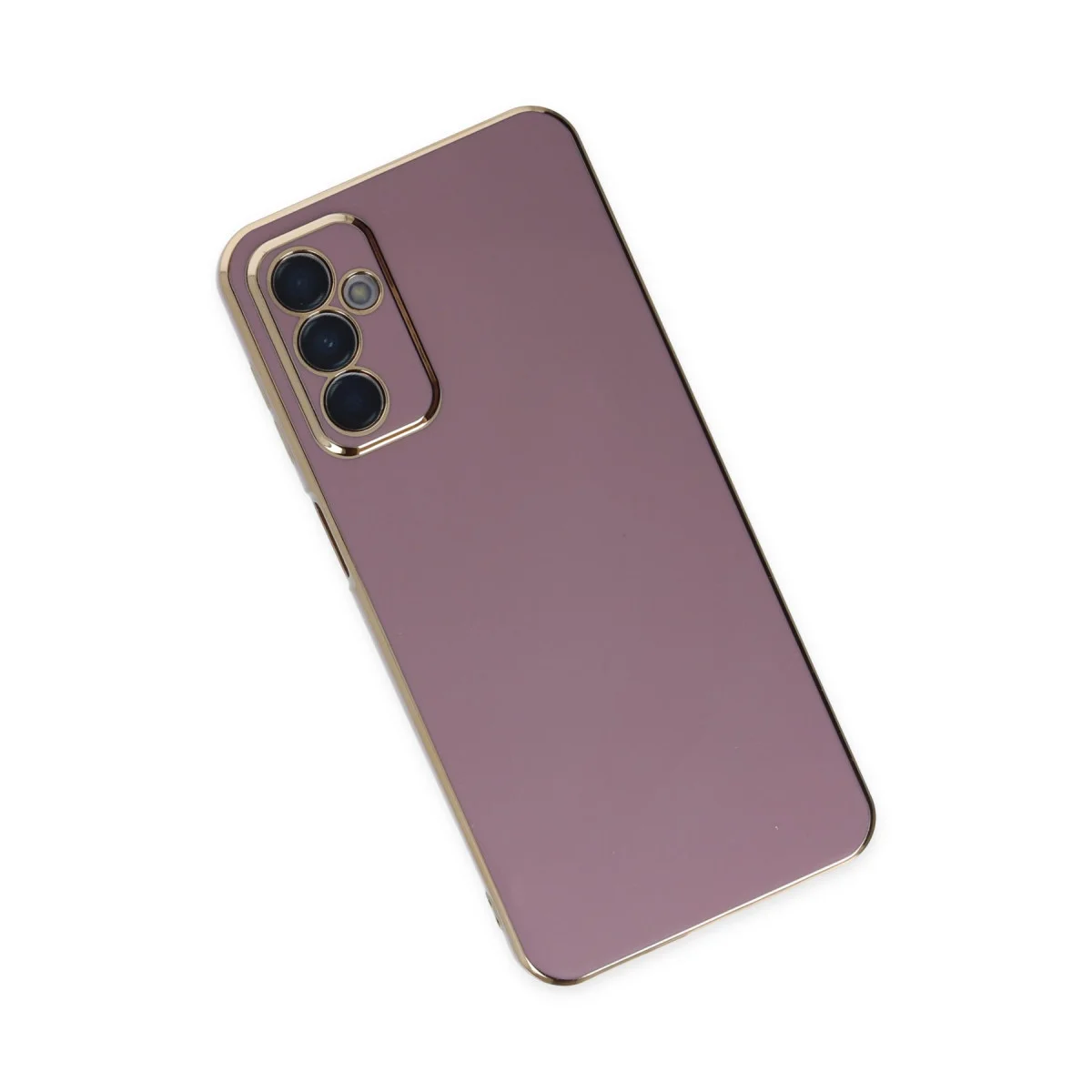 Galaxy M23 Kılıf Volet Silikon - Mor