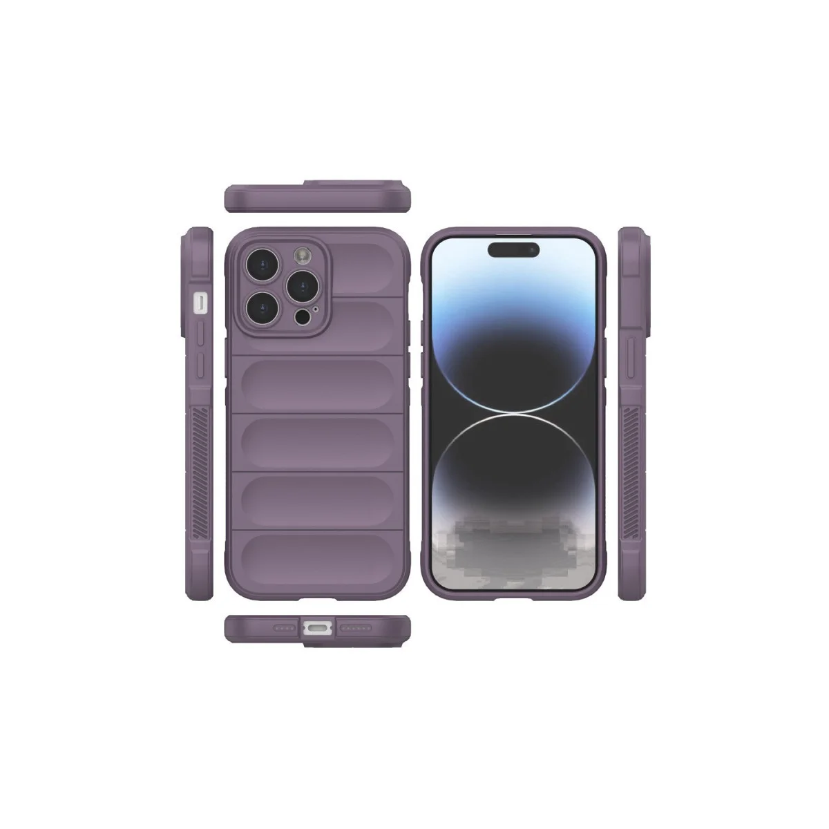 iPhone 15 Pro Max Kılıf Optimum Silikon - Mor