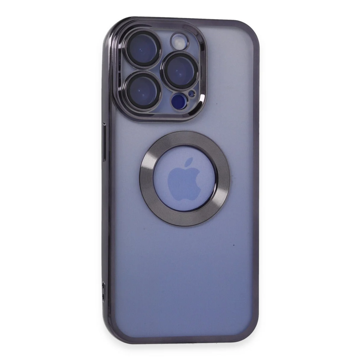 iPhone 15 Pro Max Kılıf Slot Silikon - Mor