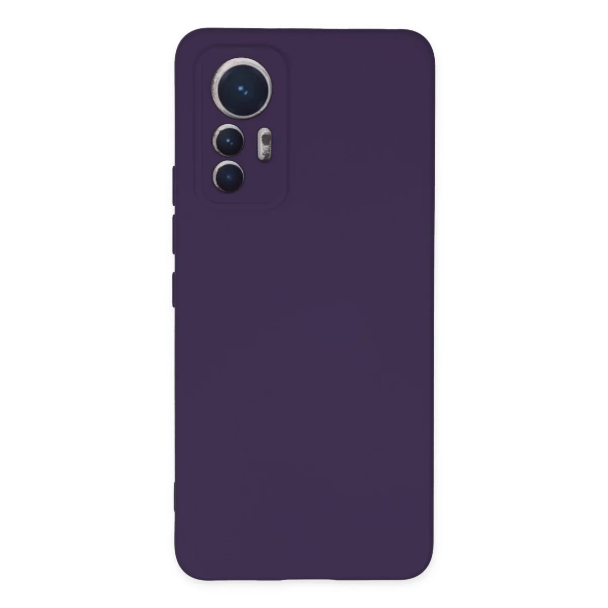 Mi 12 Lite Kılıf Nano içi Kadife Silikon - Mor