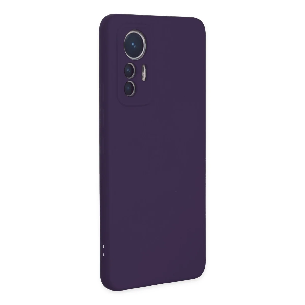 Mi 12 Lite Kılıf Nano içi Kadife Silikon - Mor