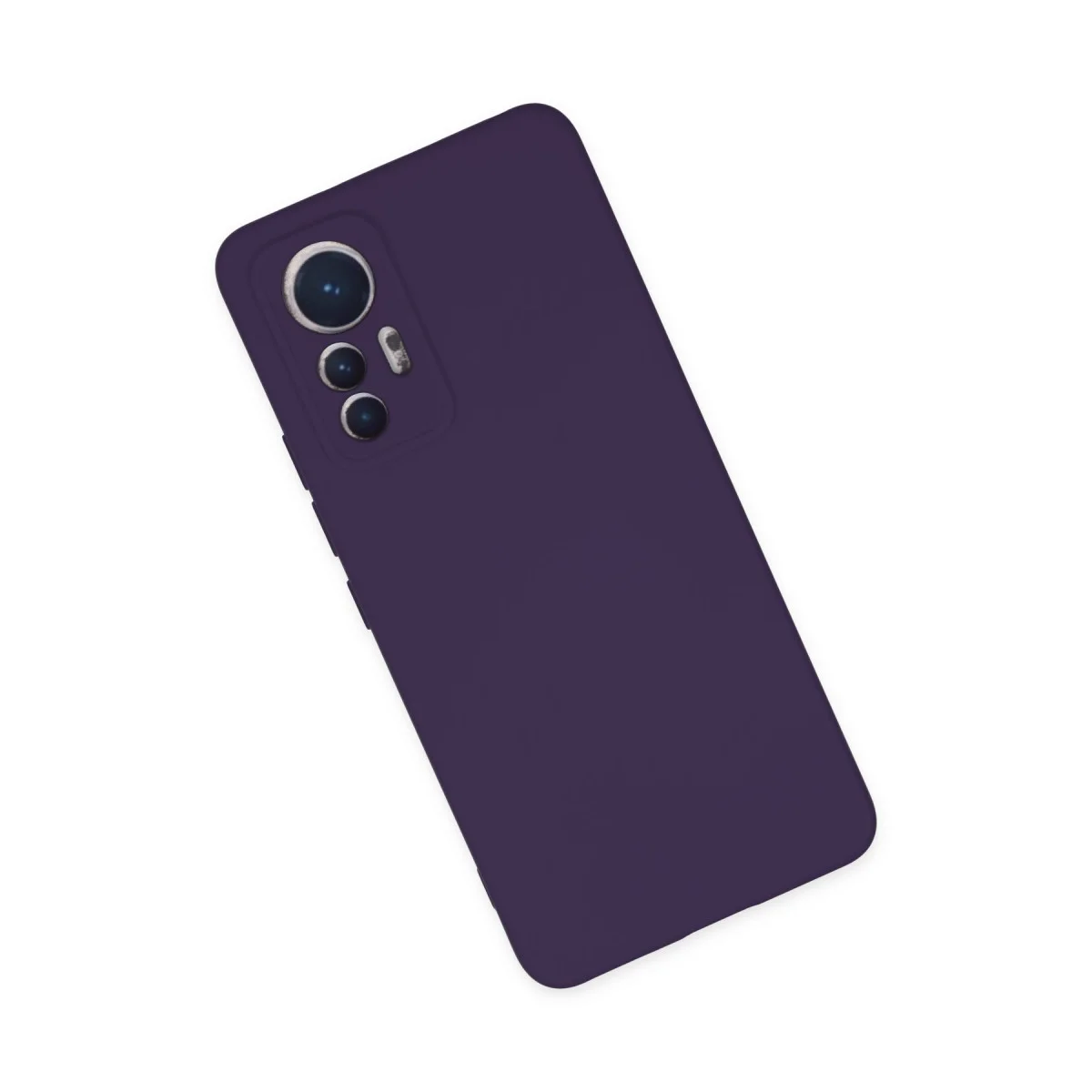 Mi 12 Lite Kılıf Nano içi Kadife Silikon - Mor