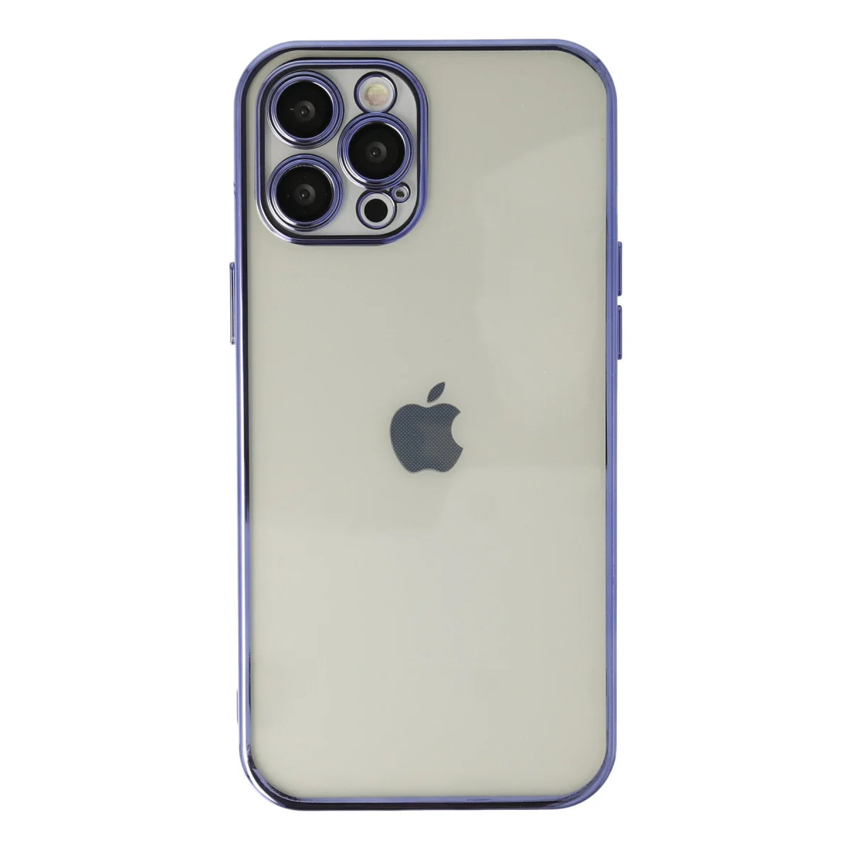 iPhone 12 Pro Max Kılıf Razer Lensli Silikon - Mor