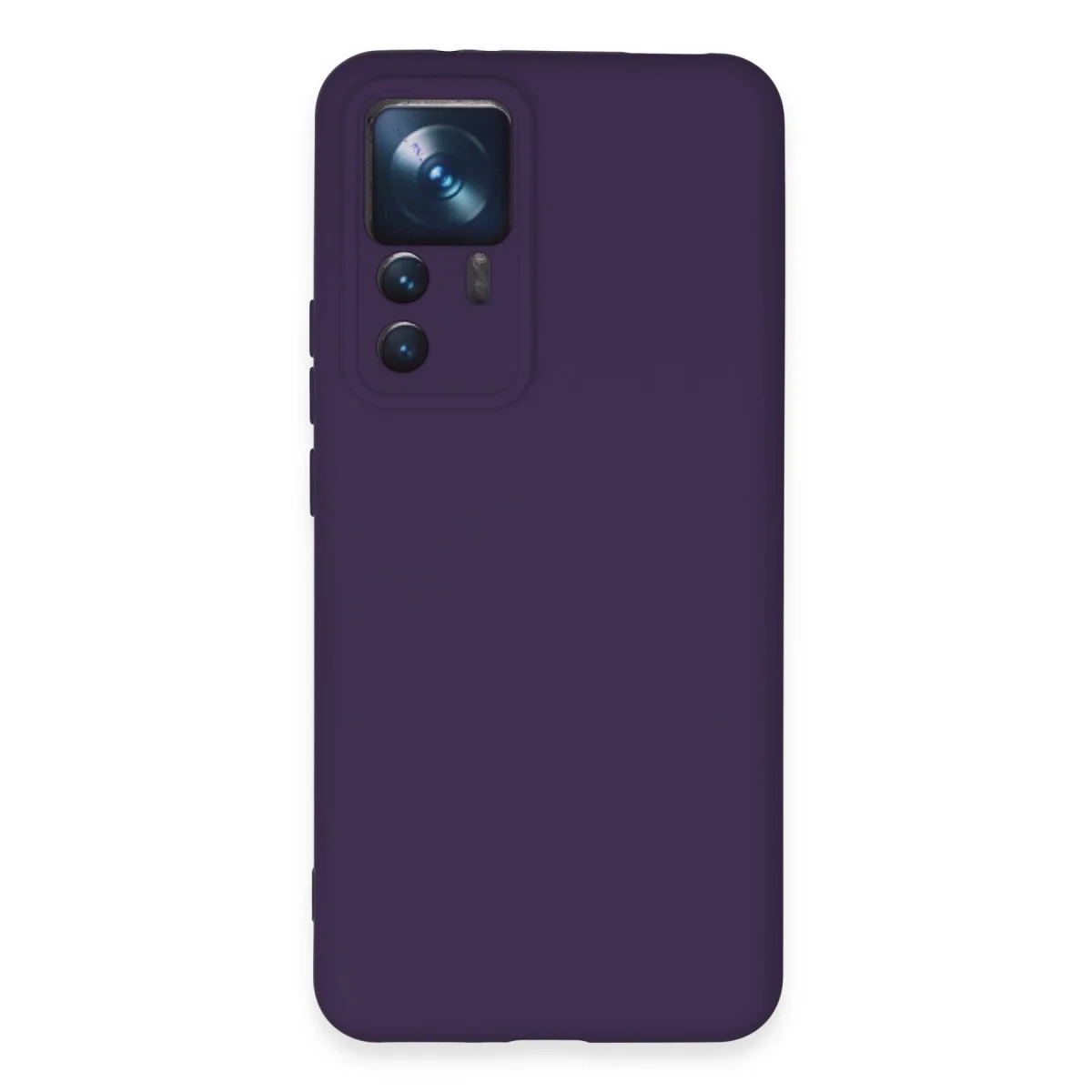 Mi 12T Pro Kılıf Nano içi Kadife Silikon - Mor