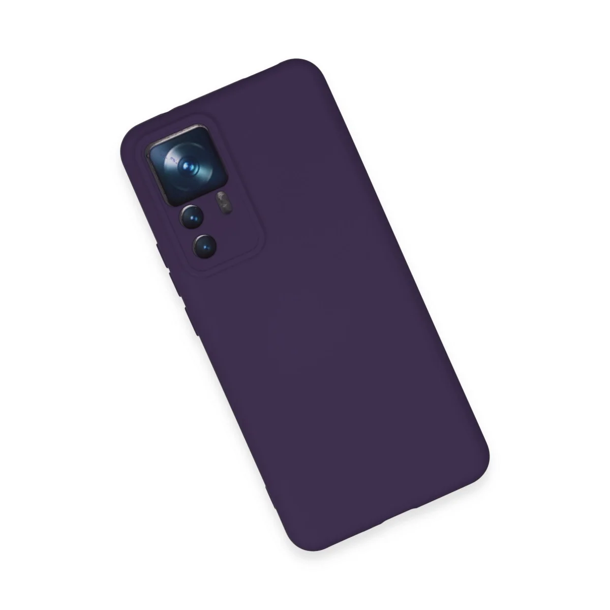 Mi 12T Pro Kılıf Nano içi Kadife Silikon - Mor