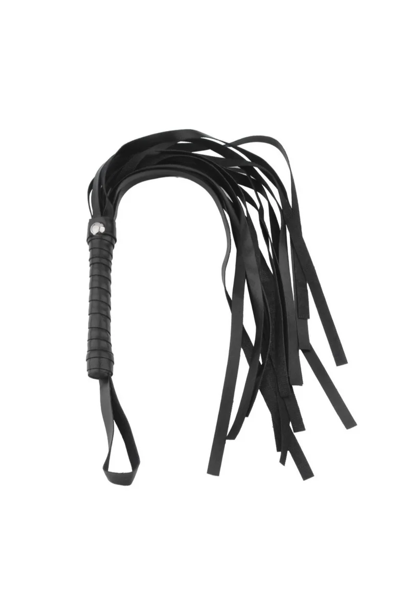 Yumuşak Deriden Yapılmış Püsküllü Harness Kırbaç