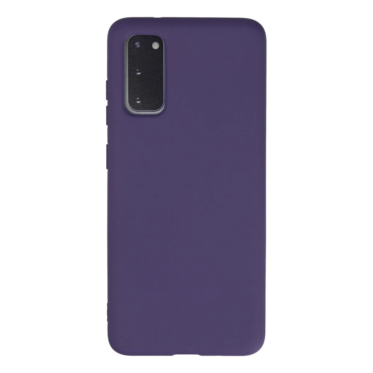 Galaxy S20 Kılıf Nano içi Kadife Silikon - Mor