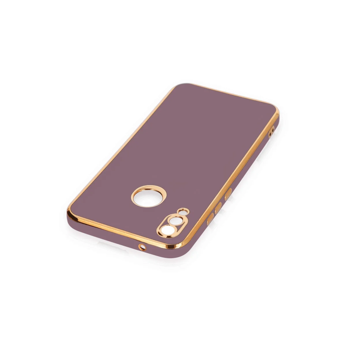 P20 Lite Kılıf Volet Silikon - Mor