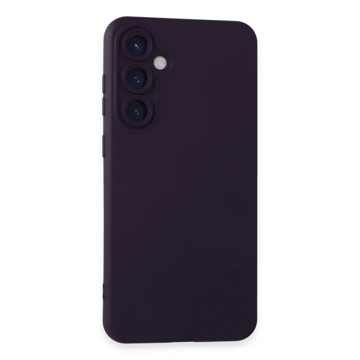 Galaxy S23 FE Kılıf Nano içi Kadife Silikon - Mor