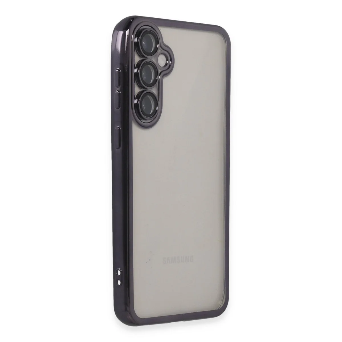 Galaxy S23 FE Kılıf Razer Lensli Silikon - Mor