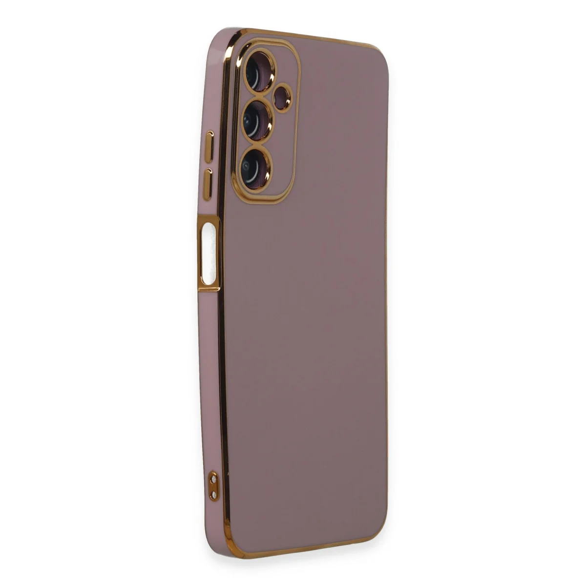 Galaxy A05S Kılıf Volet Silikon - Mor