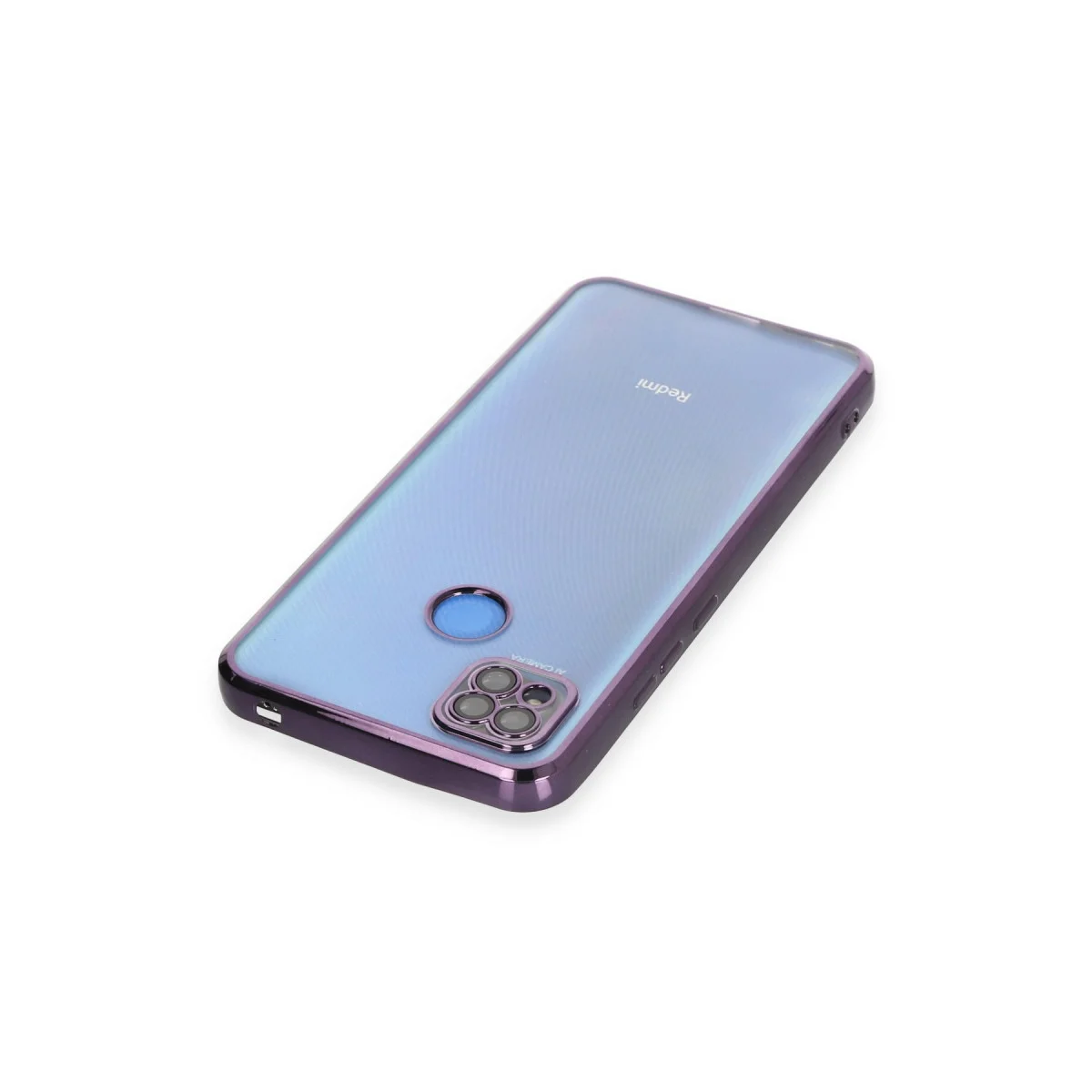 Redmi 9C Kılıf Razer Lensli Silikon - Mor