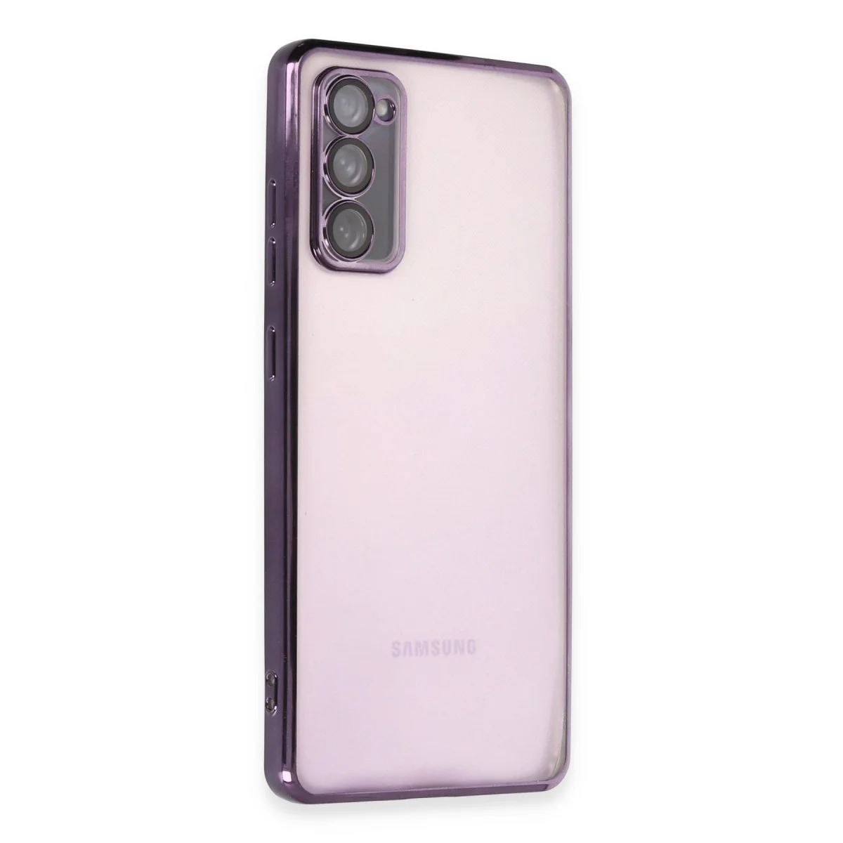 Galaxy S20 FE Kılıf Razer Lensli Silikon - Mor