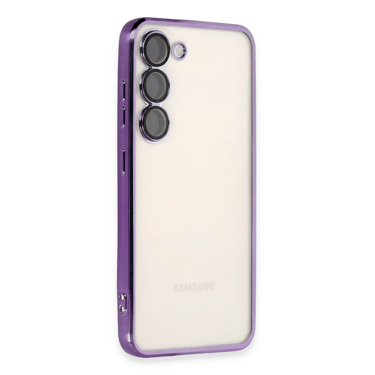 Galaxy S23 Plus Kılıf Razer Lensli Silikon - Mor