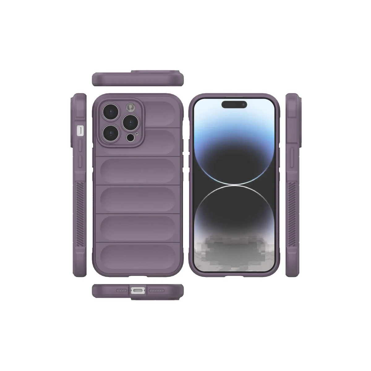 iPhone 13 Pro Max Kılıf Optimum Silikon - Mor
