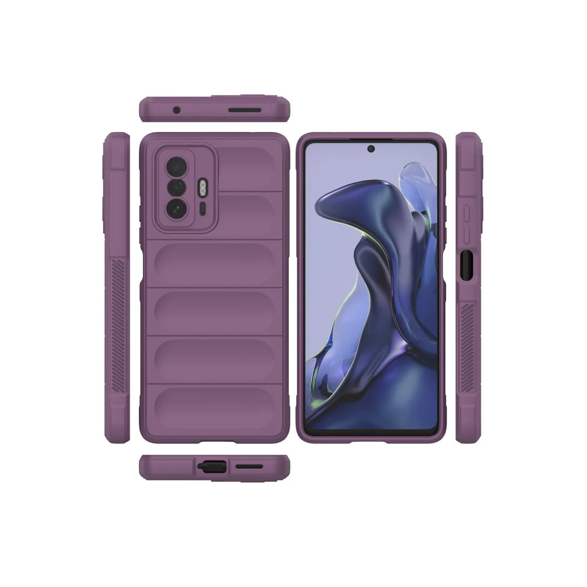 Mi 11T Kılıf Optimum Silikon - Mor