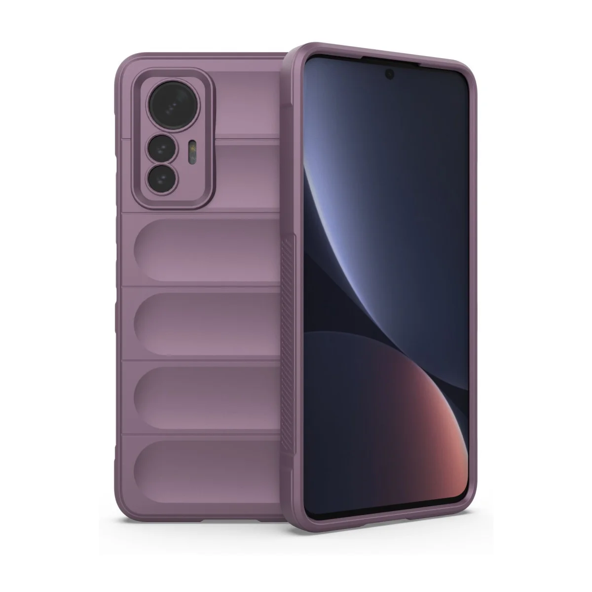 Mi 12 Lite Kılıf Optimum Silikon - Mor
