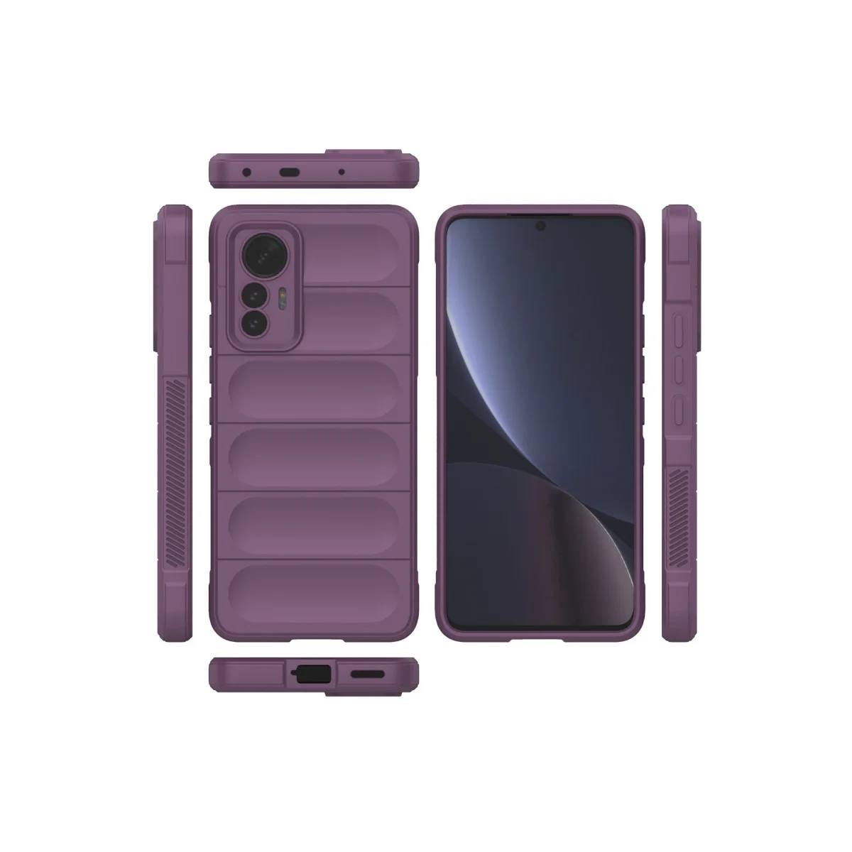 Mi 12 Lite Kılıf Optimum Silikon - Mor
