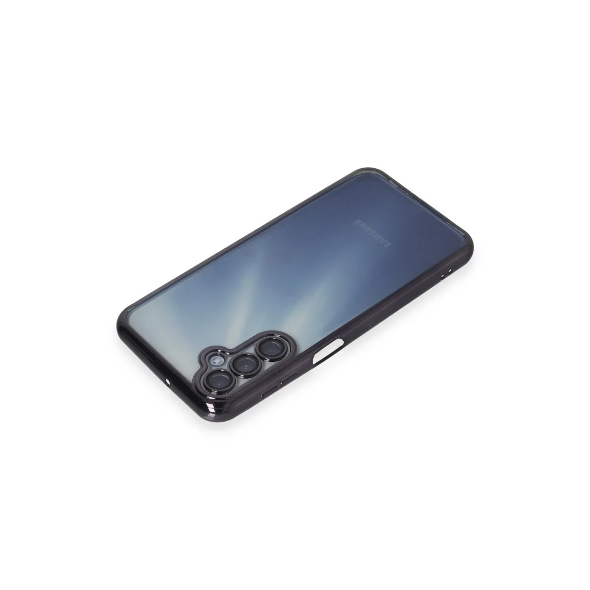 Galaxy A15 4G Kılıf Razer Lensli Silikon - Mor