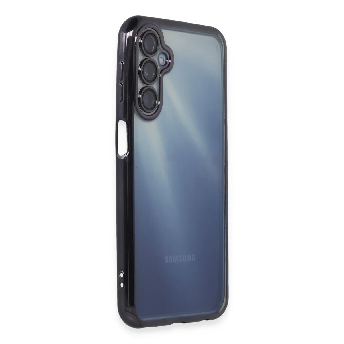 Galaxy A35 5G Kılıf Razer Lensli Silikon - Mor