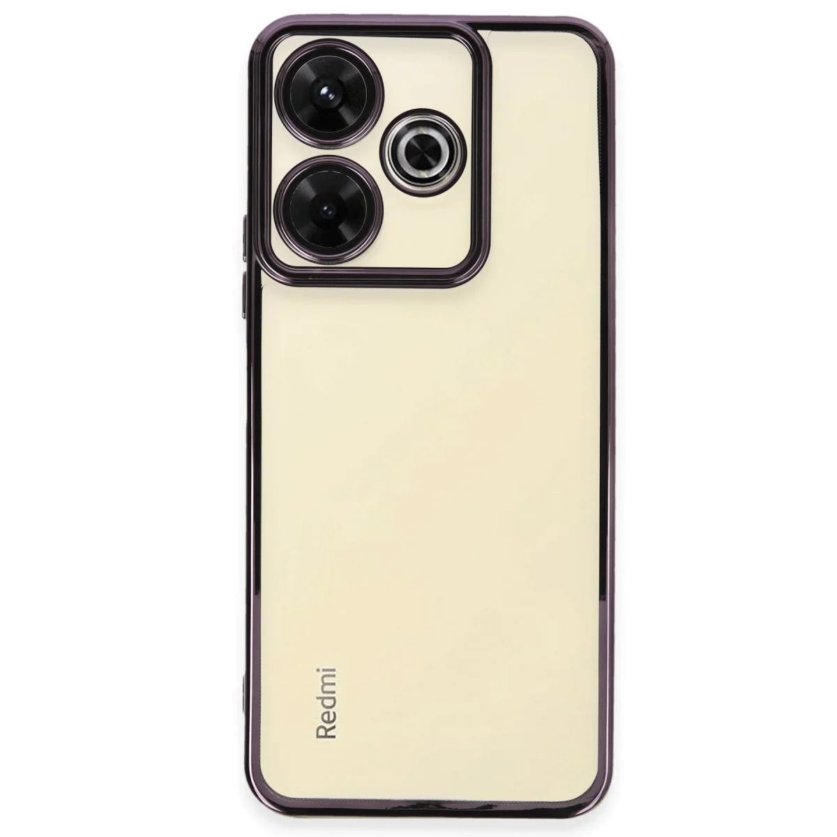 Redmi 13 4G Kılıf Razer Lensli Silikon - Mor