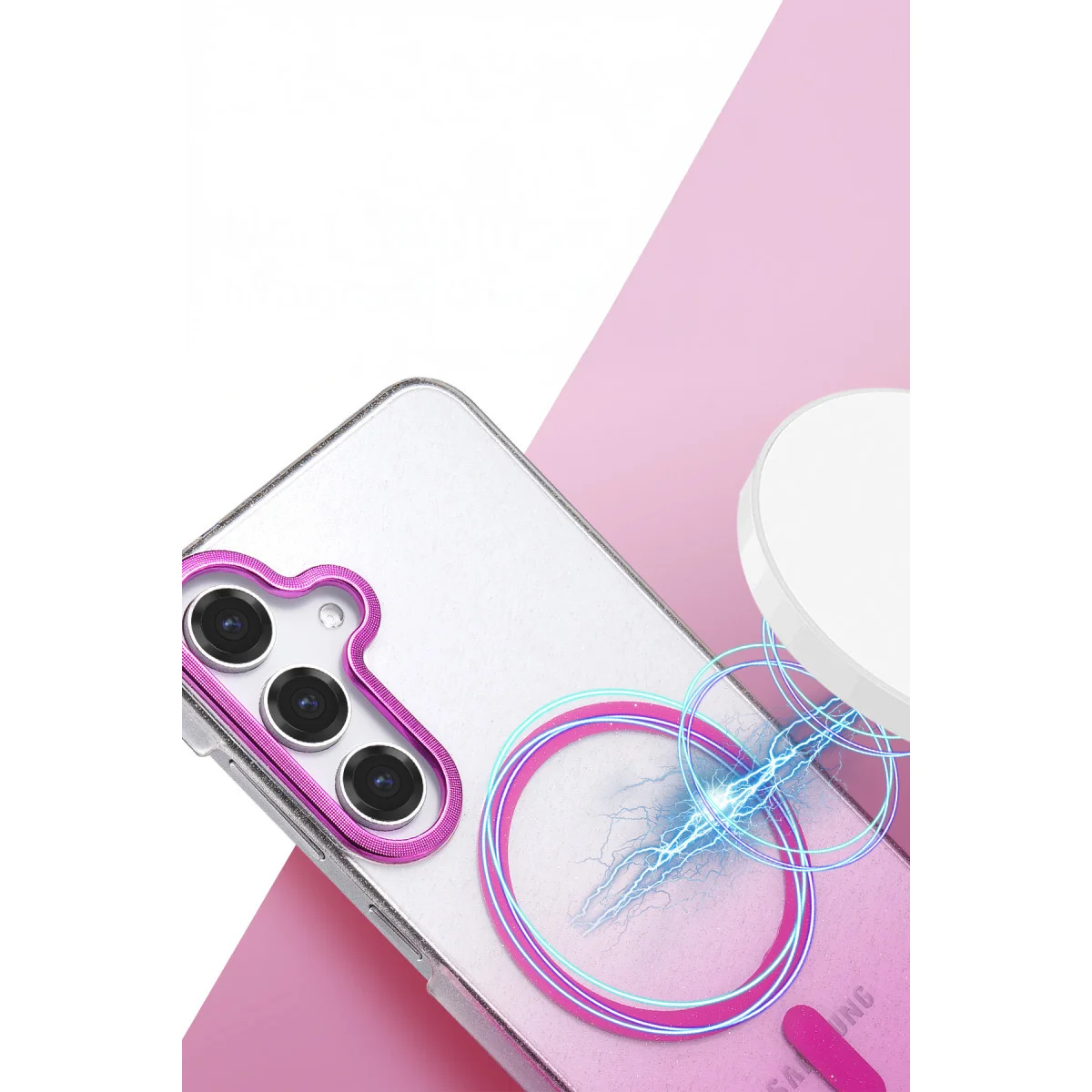 Galaxy S23 FE Glossy Magsafe Kapak - Mor