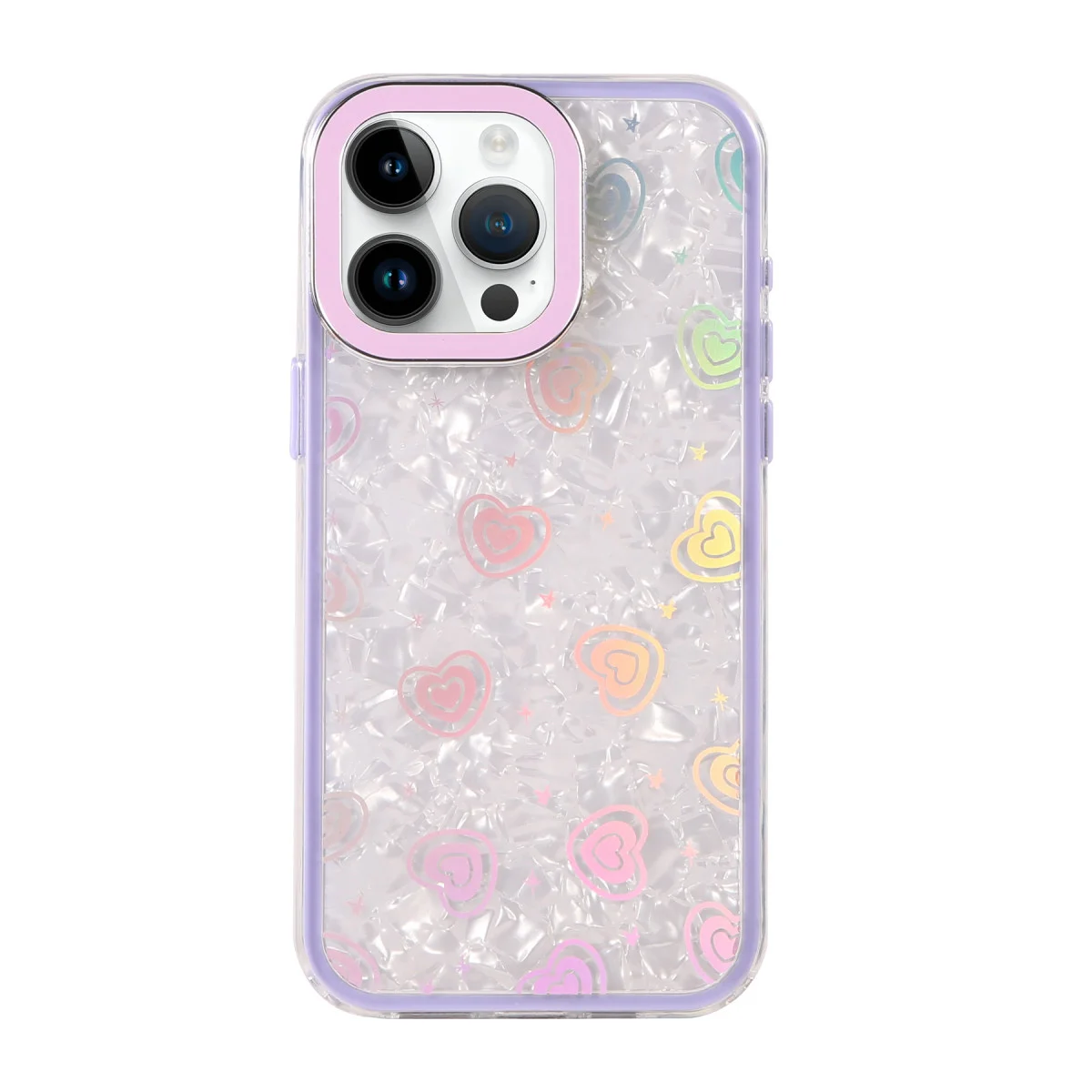 iPhone 14 Pro Max Lumi Desenli Kapak - Mor