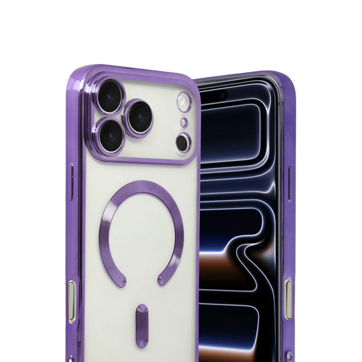 iPhone 17 Pro Kross Magneticsafe Kapak - Mor