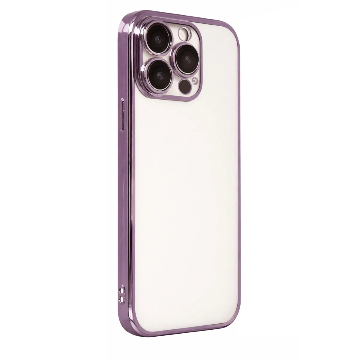 iPhone 15 Pro Max Razer Lensli Silikon - Mor