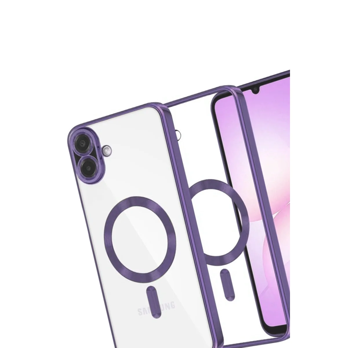 Galaxy A07 4G Kross Magneticsafe Kapak - Mor