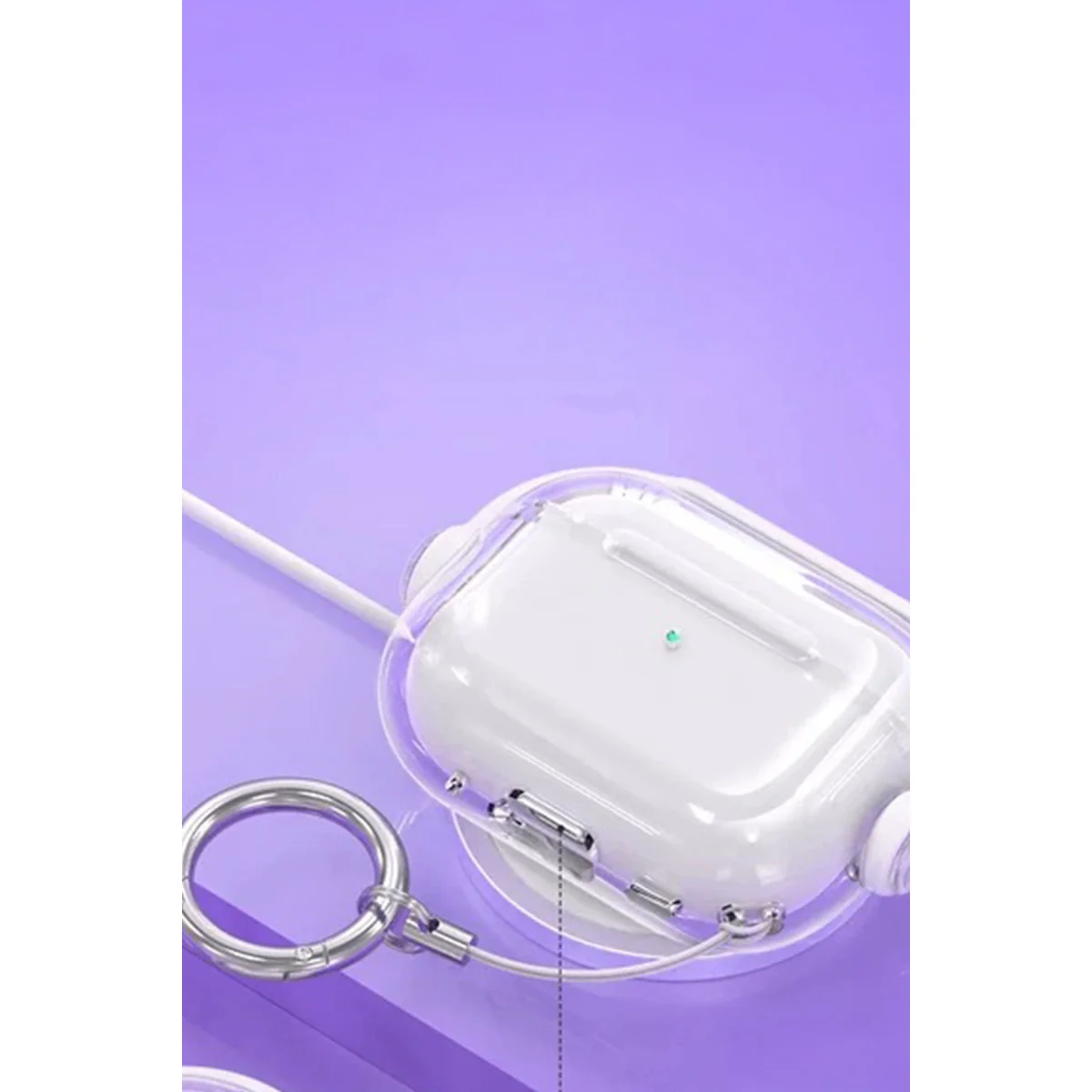 Airpods Pro 3 (3.nesil) Tema Kılıf - Mor