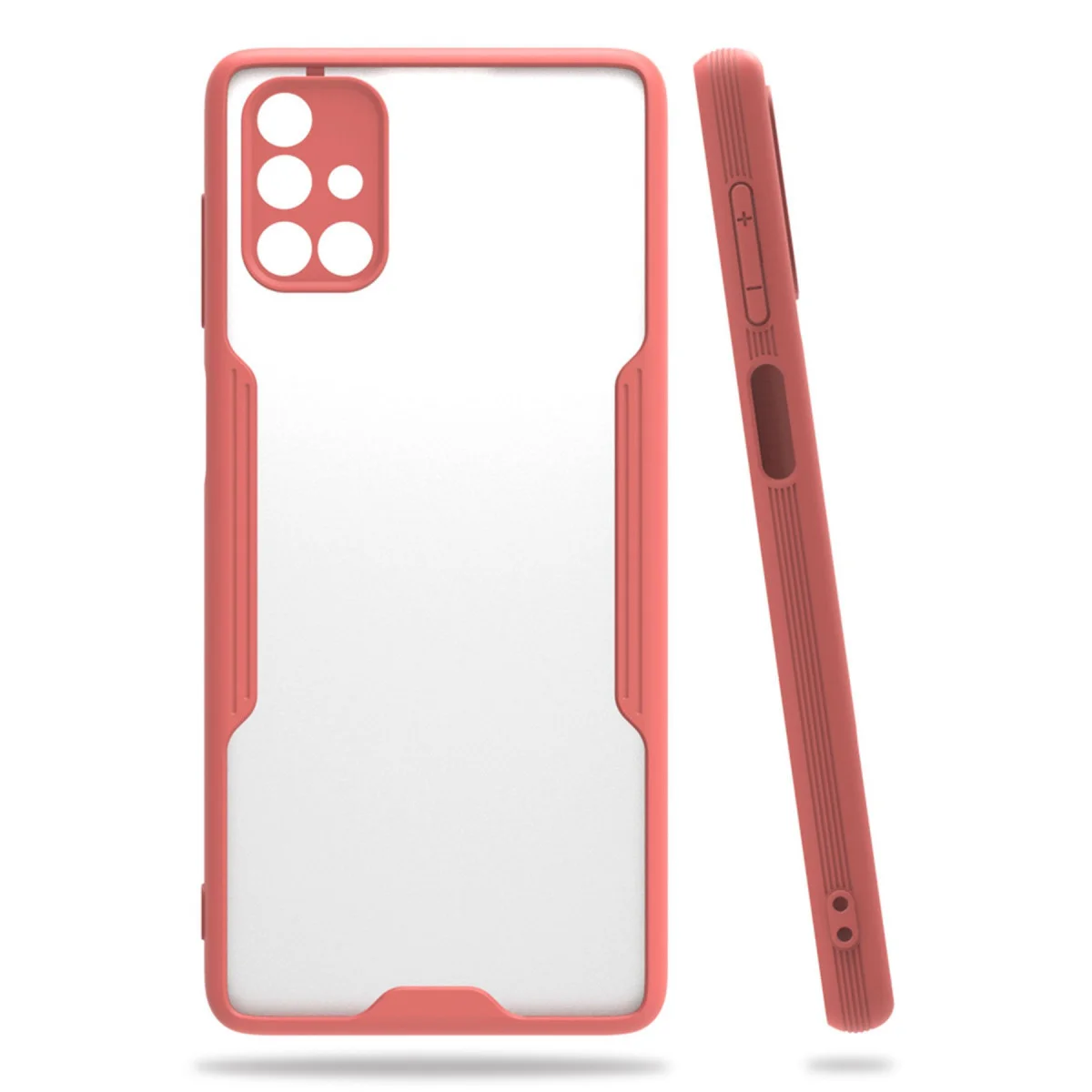 Galaxy M51 Kılıf Platin Silikon - Pembe
