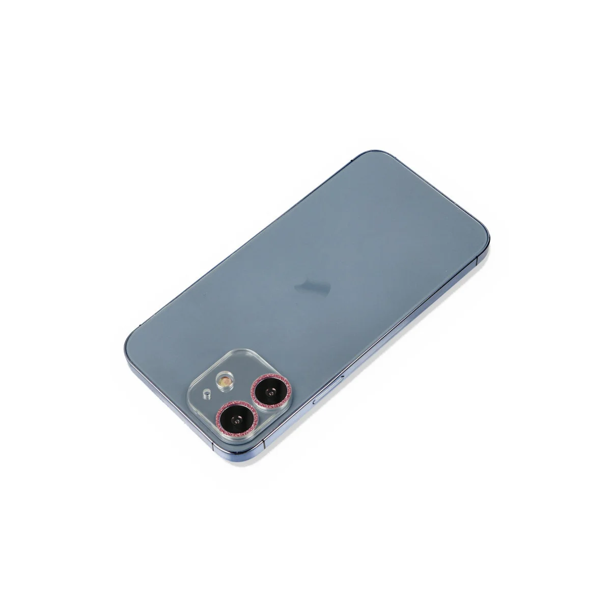 iPhone 12 Shine Kamera Lens Koruma Cam - Pembe
