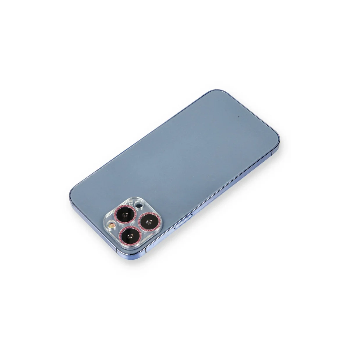 iPhone 13 Pro Max Shine Kamera Lens Koruma Cam - Pembe