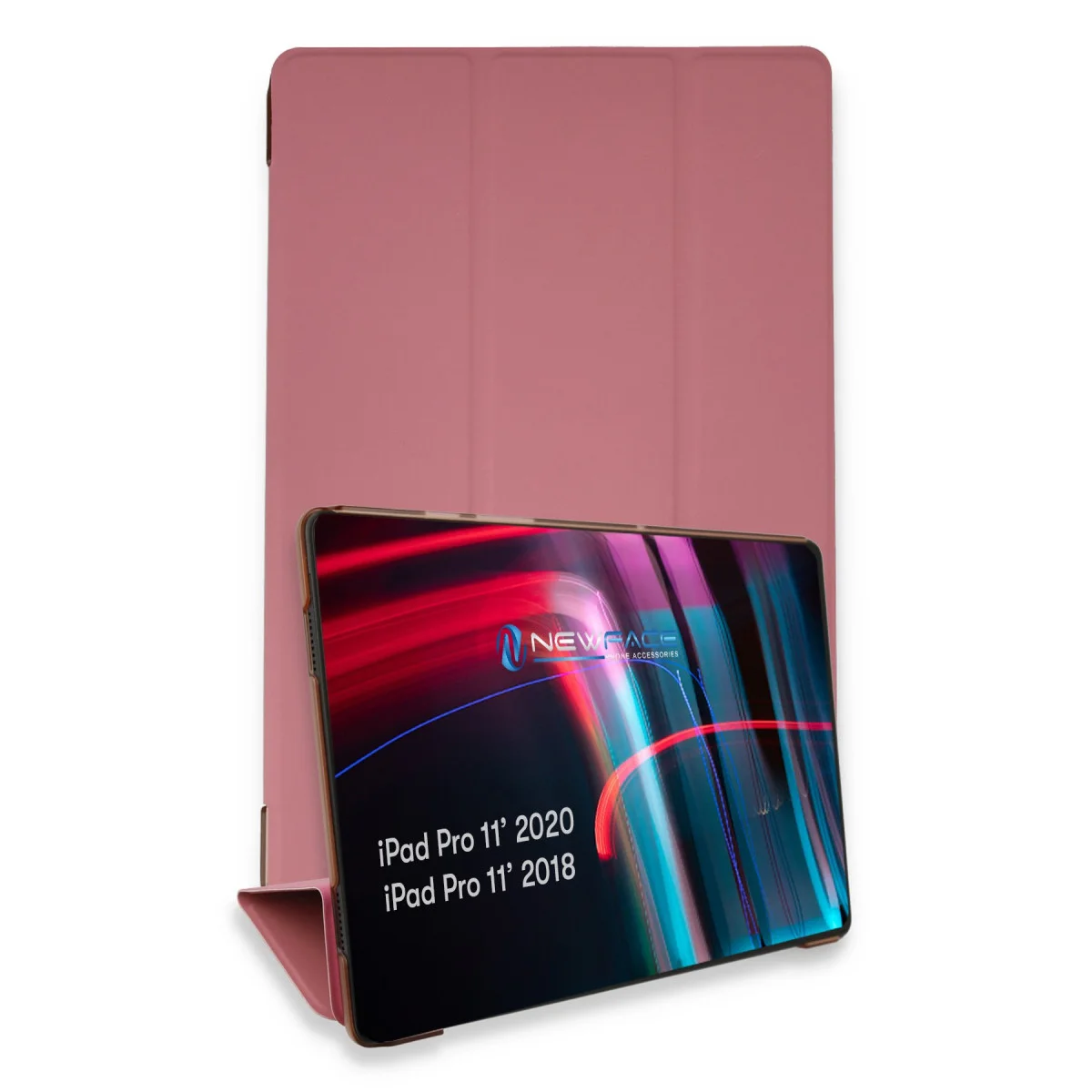 iPad 2022 10.9 (10.nesil) Kılıf Tablet Smart Kılıf - Pembe