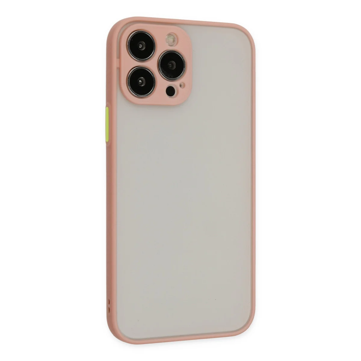 iPhone 13 Pro Kılıf Montreal Silikon Kapak - Pembe