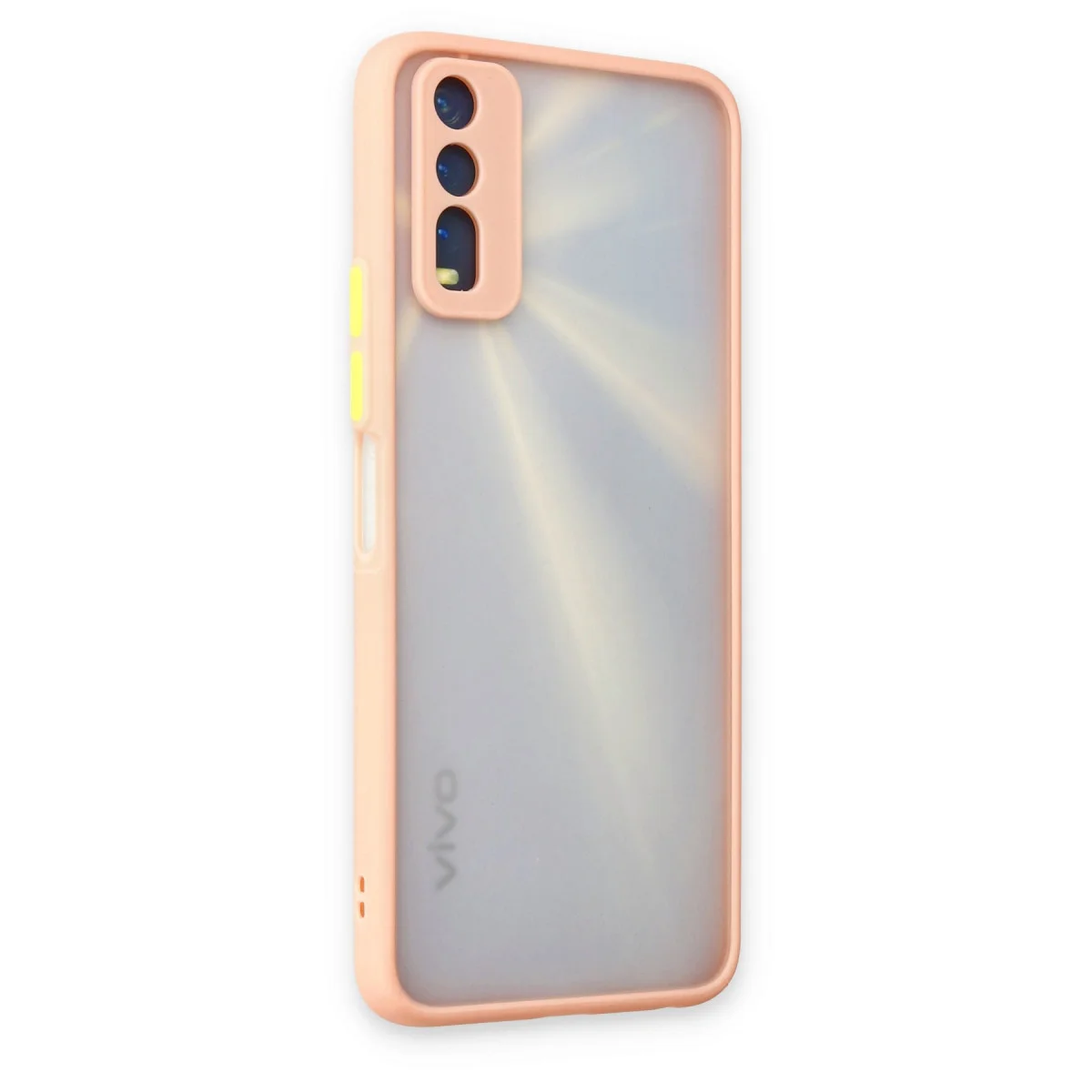 Y11S Kılıf Montreal Silikon Kapak - Pembe